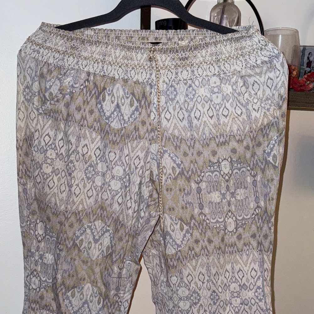 Rewash Blue and Gray Patterned Pants